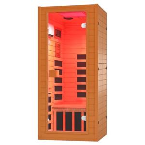 RESTISLAND One-Person Infrared Sauna with Therapy Features