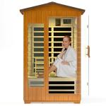 Restisland 2-Person Outdoor Infrared Sauna with Bluetooth