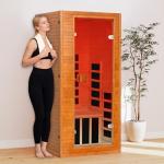 Springspa 1-Person Infrared Sauna with Bluetooth Speakers