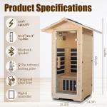Outdoor Far Infrared Sauna for One Person