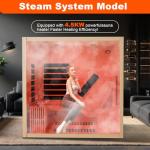 iDOTODO Dual System Indoor Sauna with Recliner
