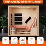 iDOTODO Dual System Indoor Sauna with Recliner