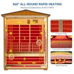 Restisland 3-Person Outdoor Far Infrared Sauna
