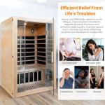2-Person Low EMF Infrared Sauna for Home