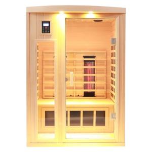 KUNSANA 2-Person Ceramic Infrared Indoor Sauna