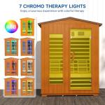 Restisland 3-Person Outdoor Far Infrared Sauna