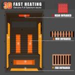 Meissalivve Indoor Infrared Sauna for Home Use