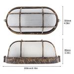 Antique Copper Nautical Light for Sauna Room