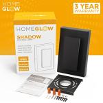 Modern Black LED Wall Light for Indoor/Outdoor Use