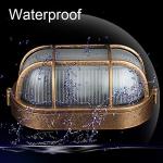 Antique Copper Nautical Light for Sauna Room