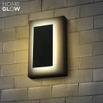 Modern Black LED Wall Light for Indoor/Outdoor Use