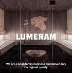 LUMERAM Aluminum Sauna Thermometer with Large Numbers