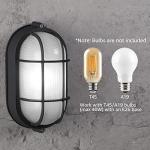 Nautical-Style Bulkhead Light Fixture Pack of 2