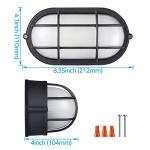 Nautical-Style Bulkhead Light Fixture Pack of 2