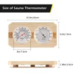 Dyna-Living 2-in-1 Sauna Thermometer & Hygrometer