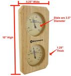 2-in-1 Sauna Thermometer and Hygrometer