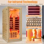 Indoor Far Infrared Sauna with Bluetooth Speakers