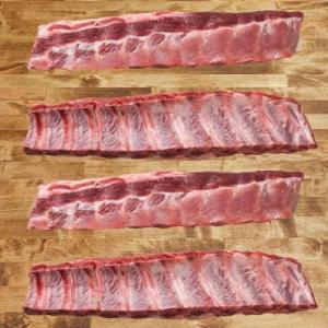 Creekstone Farms All-Natural Duroc Baby Back Ribs – 4 Full Racks (8–10 lbs Total) – Antibiotic-Free, Hormone-Free, Premium Pork – USA Raised, Raw & Ready to Cook