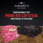 Vincent's Rib Cap Steak - Tender, Juicy Flavor