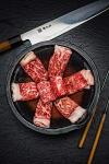 Riviera Seafood Club A5 Japanese Wagyu Thin Sliced Ribeye Beef | Exceptional Fat Marbling | Fast Overnight Shipping (1.0)