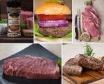 Chicago Steak Company - Premium Angus Beef Gift Set - Classic American Griller Steak Set Includes 2 (10oz) Angus Beef Ribeyes, 2 (10oz) Beef Strips, 2 (6oz) Top Sirloins, 4 (1/2lb) Steak Burgers & Gourmet Steak Seasoning