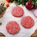 100% Grass Fed Beef Burgers - 1/4 EA Each - Package Of 60 - Delicious & Healthy Burger Patty, Protein & Omega-3 Rich Gourmet Hamburger Meat, Juicy & Ready To Cook, Classic American BBQ Choice