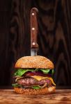 New York Steak & Seafood Pack of 24 Frozen Sirloin Burgers - Premium 5 oz. Each Beef Sirloin for Beef Burgers Patties, Hamburger Patties