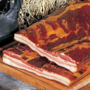 Burgers' Smokehouse Whole Original Hickory Smoked Bacon Slab (11 to 13 lb bacon slab)