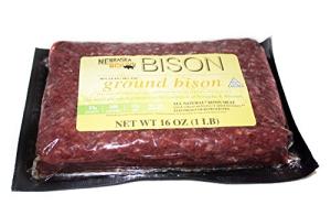 Bulk Ground Bison Meat – 20 lbs. Ground Bison Burger (individually sealed 1 lb. packages) – Nebraska Bison