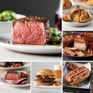 Omaha Steaks Butcher's Best Protein Assortment (Butcher's Cut Filet Mignons, Butcher's Cut Top Sirloins, Omaha Steaks Burgers, Gourmet Jumbo Franks, Boneless Pork Chops, and more)