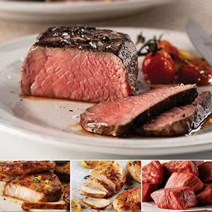 Omaha Steaks Best-Sellers (4 Top Sirloins, 4x Polynesian Pork Chops, 4 Chicken Breasts, 1lb. Triple-Trimmed Tenderloin Tips, 4 Filet Mignon Burgers, 1 jar Omaha Steaks Seasoning)