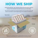 Richards Regenerative Premium Grass-Fed Ground Beef, 85% Lean / 15% Fat – Frozen Family Pack Perfect for Burgers (25-1lb Packages)