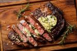 New York Steak & Seafood Frozen Rib Eye Steaks - USDA Prime Rib Eye Steaks - Handcut Beef Steak (16 oz. 8 Rib Eye Steaks)