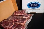 New York Steak & Seafood Frozen Rib Eye Steaks - USDA Prime Rib Eye Steaks - Handcut Beef Steak (16 oz. 8 Rib Eye Steaks)