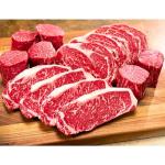 Today Gourmet Foods of NC - Angus Beef Steak Sampler (4-8oz Filet Mignon, 4-12oz NY Strips, 4-12oz Ribeyes) (American USDA Prime)