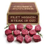 Grumpy Butcher Large Filet Mignon Steaks 24 Pack