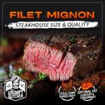 Grumpy Butcher Large Filet Mignon Steaks 24 Pack