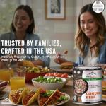 Fully Cooked Canned Ground Beef - 28 Ounce