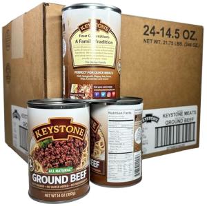 Keystone Natural Canned Beef Survival Food Pack