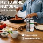 Mountain Essentials Fully Cooked Ground Beef 24-Pack