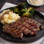 Grumpy Butcher New York Strip Steaks, 10 oz Pack