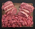 Everyday Beef Steak Bundle: Entrecôte, Strip & Cubes