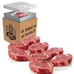 Grumpy Butcher Ribeye Steaks 8-Pack - Prime Quality