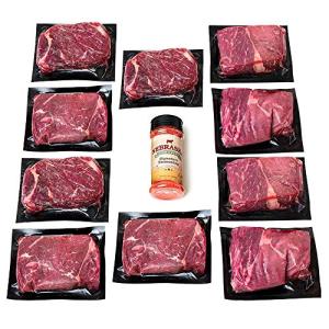 Natural Sirloin Steaks 10-Pack with Signature Seasoning