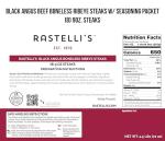 Black Angus Ribeye Steaks - 8 Portions, 9 oz Each