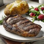 Black Angus Ribeye Steaks - 8 Portions, 9 oz Each