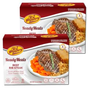 Beef Rib Steak & Kugel Ready Meals (2 Pack)