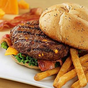 Kansas City Cheddar Bacon Beef Steak Burgers, 12 Pack