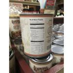Lehman's All Natural Canned Meat, USA Made Ready to Eat for Everyday, Camping or Emergencies, 28 oz Cans, Case of 12, Ground Beef