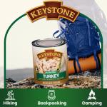 Keystone Meats Variety Pack – 12 Cans of All Natural Fully Cooked Canned Meat (3 Beef, 2 Chicken, 2 Turkey, 2 Pork, 3 Ground Beef) – Shelf-Stable, Ready to Eat – 5-Year Shelf Life – Pantry Staple for Camping, Hiking & Emergency Meals – Made in USA